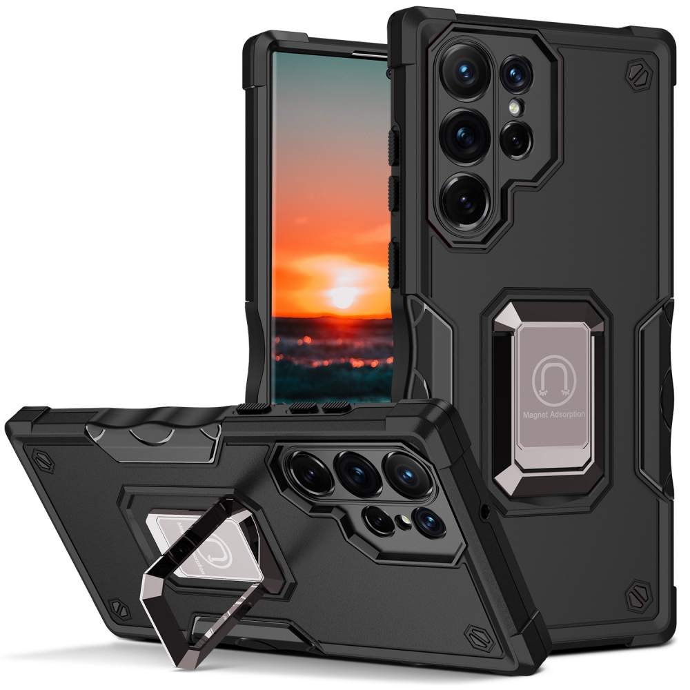 适用三星S23ULTRA军旗PLUS磁吸指