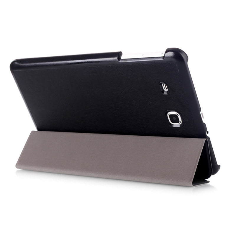 适用三星Tab E 9.6 SM-T560/T561平板保护套卡斯特纯色三折休眠壳