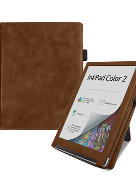 适用Pocketbook InkPad Color 2/3电子书保护皮套磁吸手托PB743壳