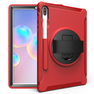 T860真皮手带PC旋转支架平板套T865防摔后壳 10.5 适用三星Tab