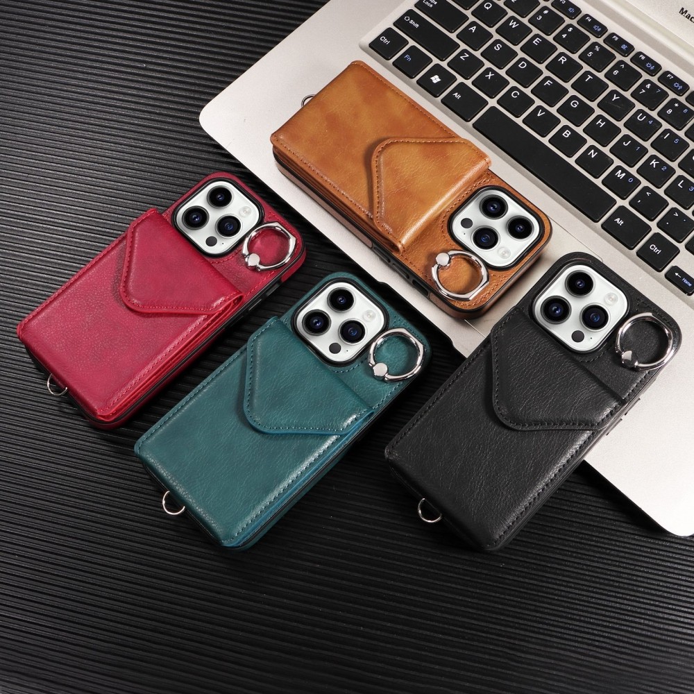 适用iPhone15P指环扣上下翻多卡