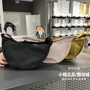 潮流单肩包简约百搭时尚 李宁女子2025新款 运动休闲斜挎包ABDV165