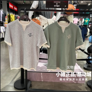 运动时尚 李宁短袖 系列圆领休闲T恤ATSW399 男士 新款 文化衫 2026春季