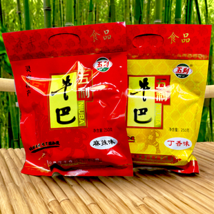 广西灵山五利牛巴特产牛巴 武利牛巴猪肉巴肉干 250g 2件包邮