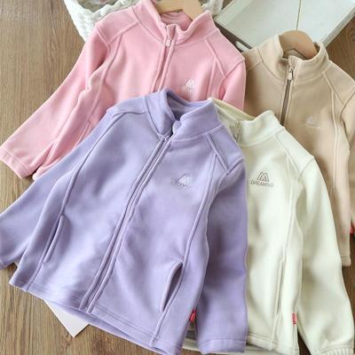 秋冬季双面绒外套加厚摇粒绒上衣