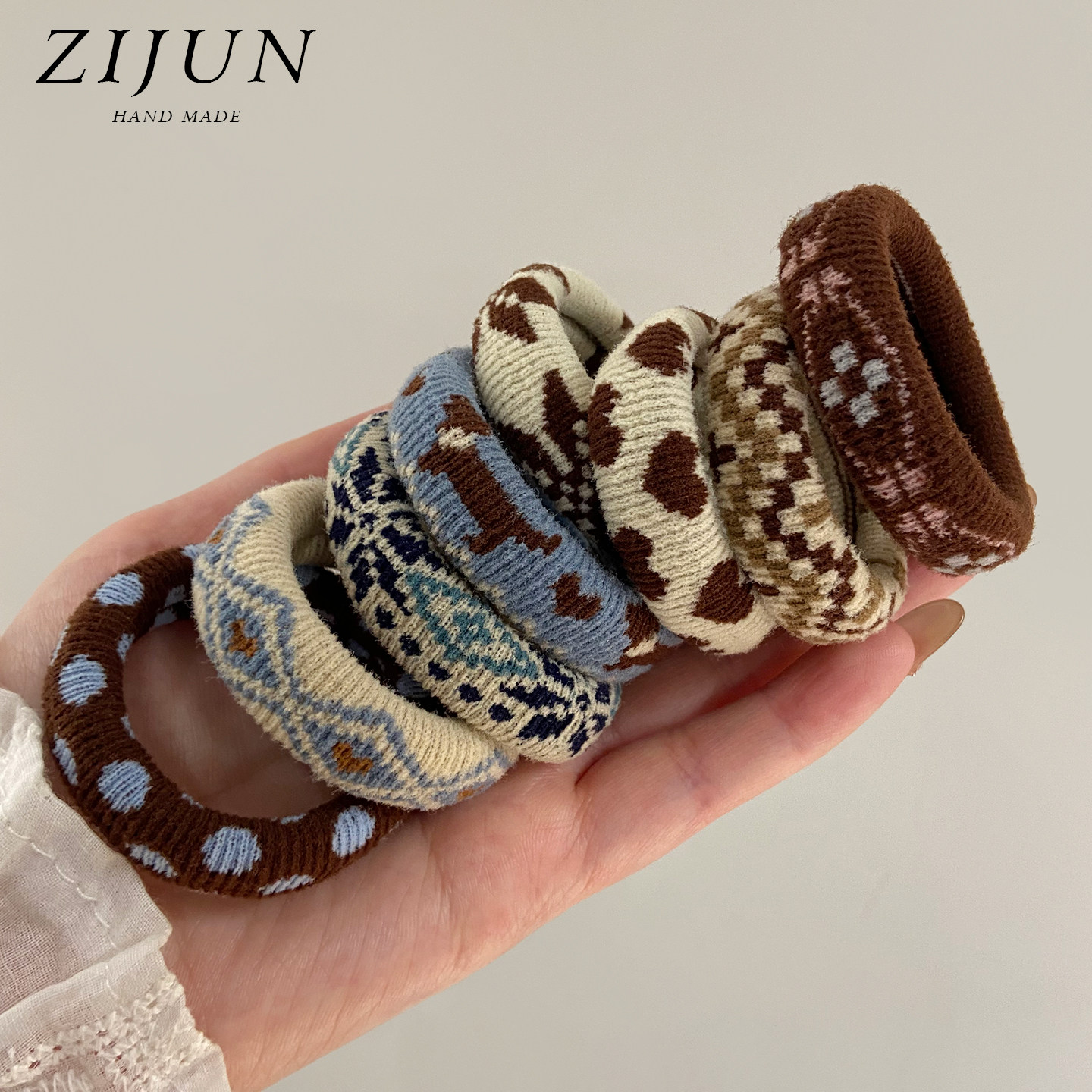 秋冬复古彩色发绳高弹力无接缝发圈头绳女耐用马尾毛巾圈圣诞头饰,饰品/流行首饰/时尚饰品新,发饰,淘宝优惠券,粉丝福利购,淘宝优惠卷