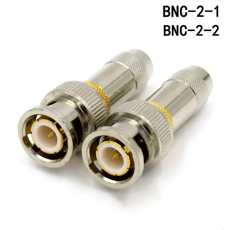 纯铜BNC头数字配线架接头 Q9头 BNC75-2-1 光端机接头 2M头2兆头