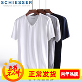 纯棉夏季 2件装 男士 打底衫 德国舒雅T恤男款 汗衫 圆领V领短袖 半袖