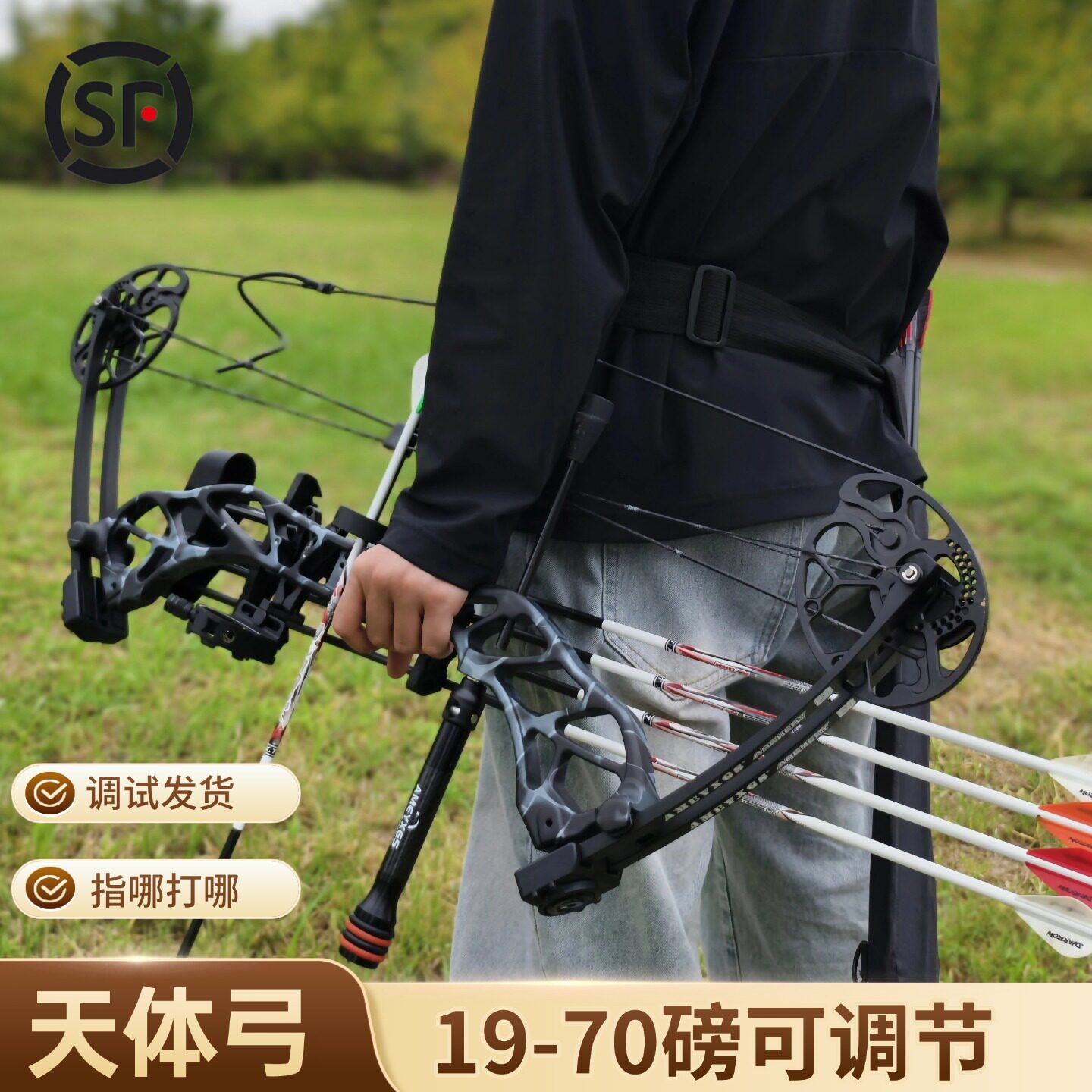 AMEYXGS复合弓箭70磅大威力