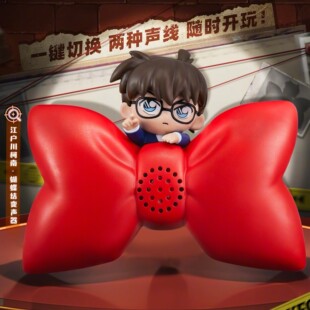 肯德基柯南玩具KFC名侦探柯南蝴蝶结变声器基德毛利兰手办摆件