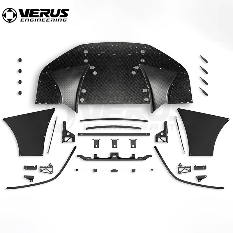 美国VERUS 保时捷991.1/991.2 GT3RS碳纤维前铲 前下扰流