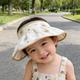夏天宝宝防晒帽子婴幼儿空顶帽男女宝大檐夏季 出游户外婴儿遮阳帽