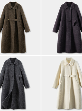 H春上7号 奢就是奢 意D利1W+苏力羊驼毛+羊毛双面呢长大衣D女15J3