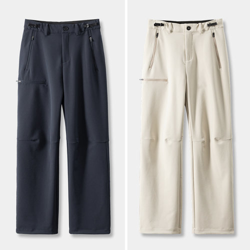 法G高品加绒保暖冲锋软壳工装裤