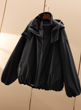 ￥1480 秒！春上7号 笈简连帽90鹅绒羽绒服冲锋衣外套女02G1