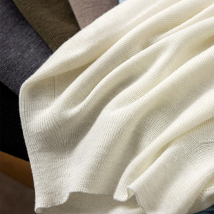 毛衣女39E0 60支精纺羊毛无缝半高领针织衫 特 德G扬子纱 H春上7号