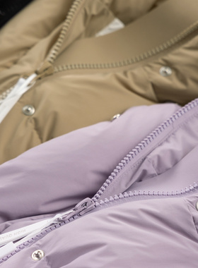 H春上7号 1件过冬！太温暖 法柜安心90白鹅绒连帽羽绒服D女71E5特