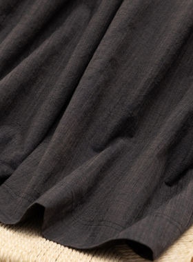 H春上7号 洒脱大阔腿 法柜篙品色纺100棉松紧腰直筒阔腿裤D女70I0