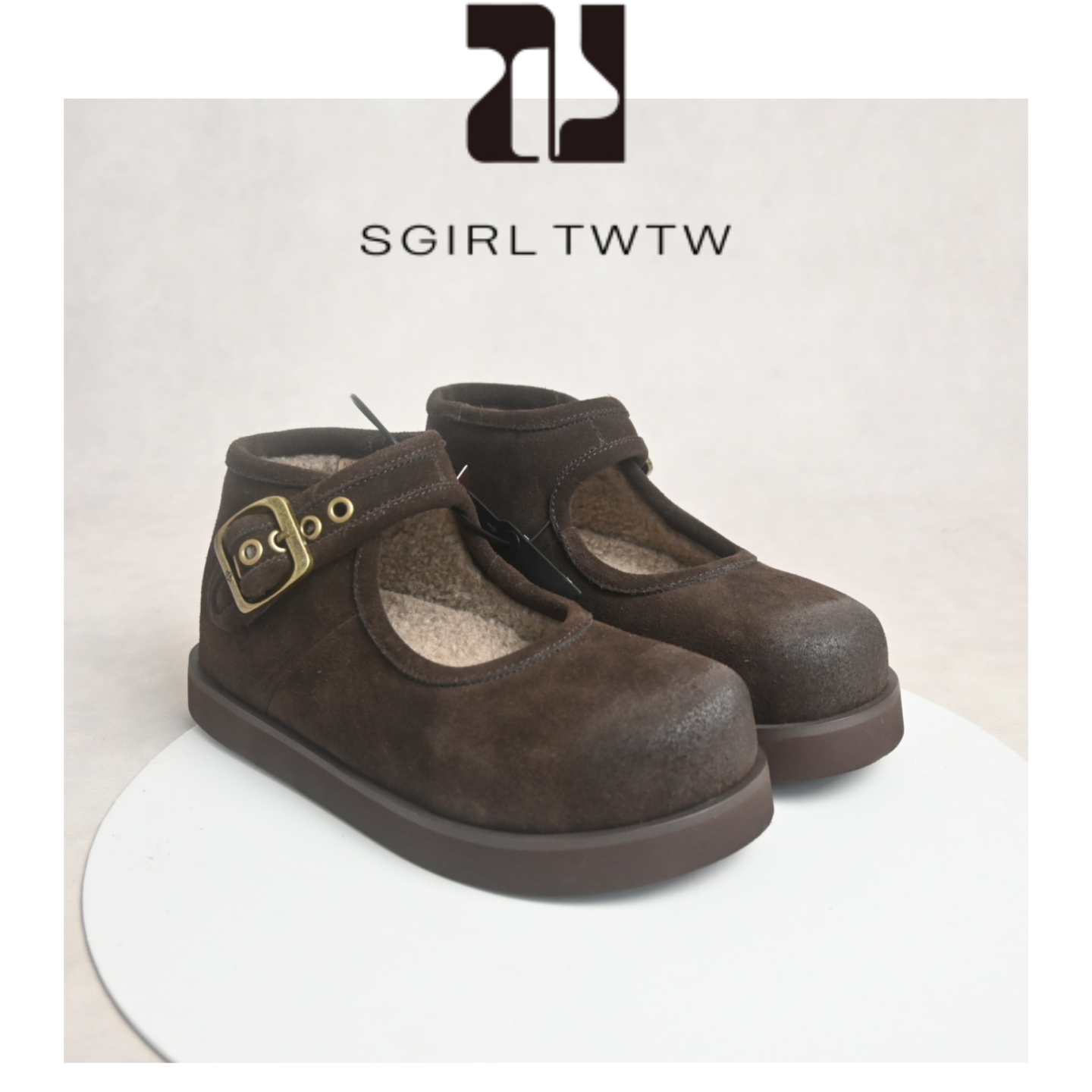 SGIRLTWTW复古厚底勃肯玛丽珍鞋