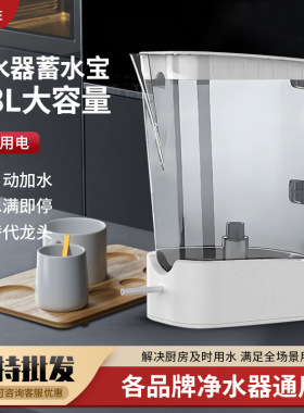 净水器蓄水储水聪明壶自动上水停水代替龙头压力桶厨房台面接水壶
