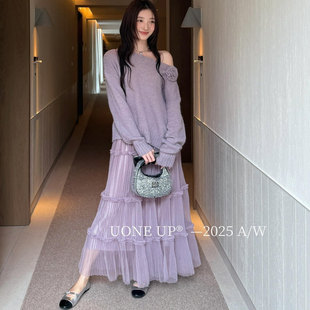 气质温柔女人味精致百搭半身裙高腰显瘦高级感半裙设计感松紧腰