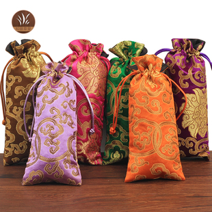 梳子包锦囊袋文玩首饰袋祥云锦囊袋复古风梳子袋小物件收纳件袋子