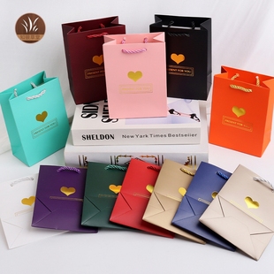手提袋礼物小号礼品袋珠宝包装袋纸袋手拎袋首饰手串项链定制logo