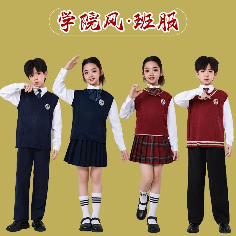 秋季运动会合唱朗诵演出服学院风