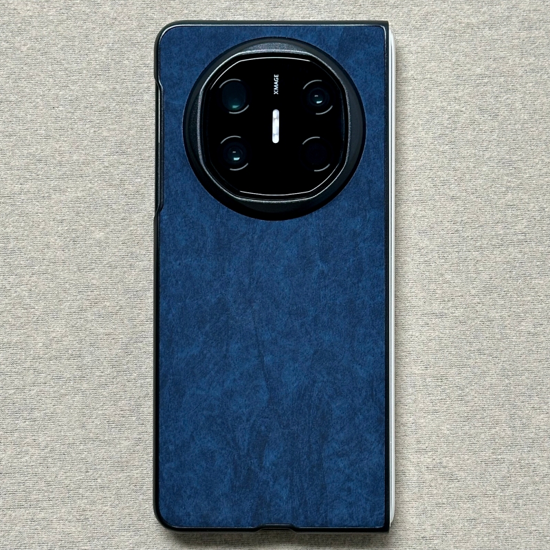 适用于华为MateX6手机壳蜡纸纹MateX5保护套防摔X3典藏版简约Magsafe磁吸折叠壳个性创意高级感潮男女新款