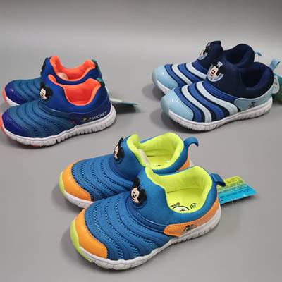 儿童轻便软底防滑网布毛毛虫