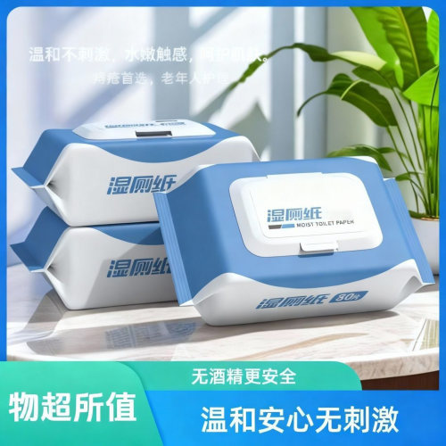 湿厕纸擦屁屁擦手两用护理清洁柔软湿纸巾便携洁厕纸成人实惠装家
