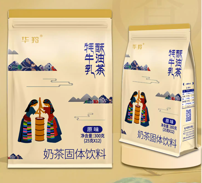 华羚奶茶粉牦牛乳藏式酥油茶正宗原味内蒙西藏青海甘肃清真甘南