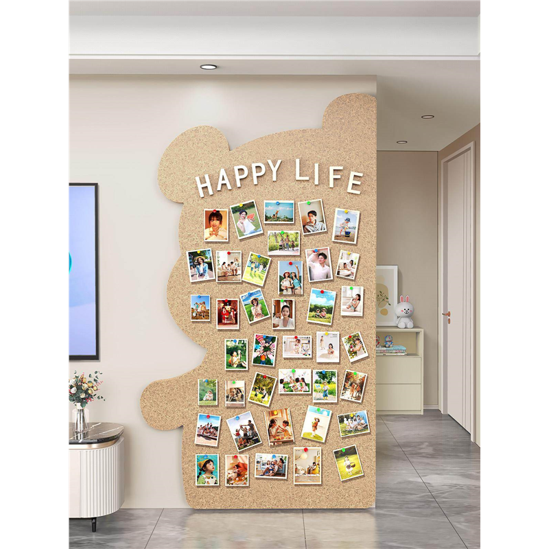 毛毡板可爱熊照片墙拍立得照片背景板旅行相片展示板免打孔客厅卧,文具电教/文化用品/商务用品,软木板/照片板/毛毡板,淘宝优惠券,粉丝福利购,淘宝优惠卷