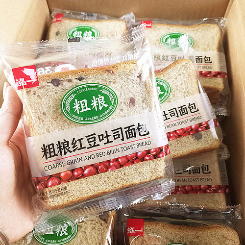泓一粗粮红豆吐司面包饱腹糕点心