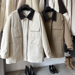 宽松羽绒服工装 韩版 外套女设计感小众夹克 新款 韩国东大门2025冬季