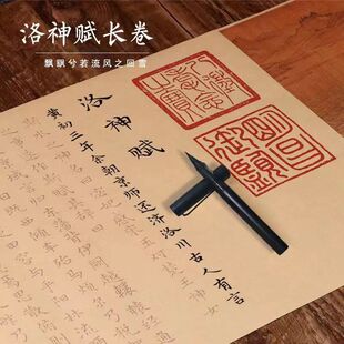 赵孟頫洛神赋字帖长卷小楷毛笔描红纸小楷书初学者书法入门临摹纸