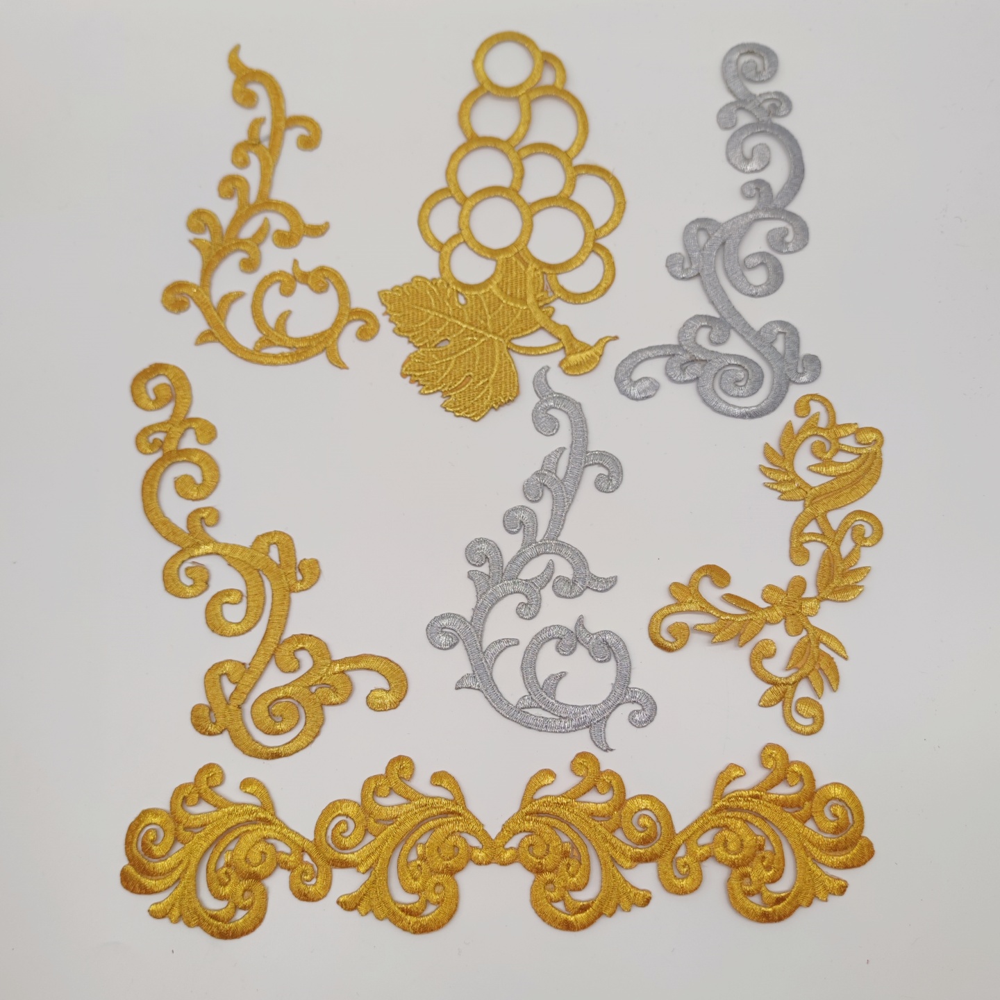 新款祥云刺绣布贴民族汉服国风绣花DIY补丁贴演出服装辅料熨烫贴