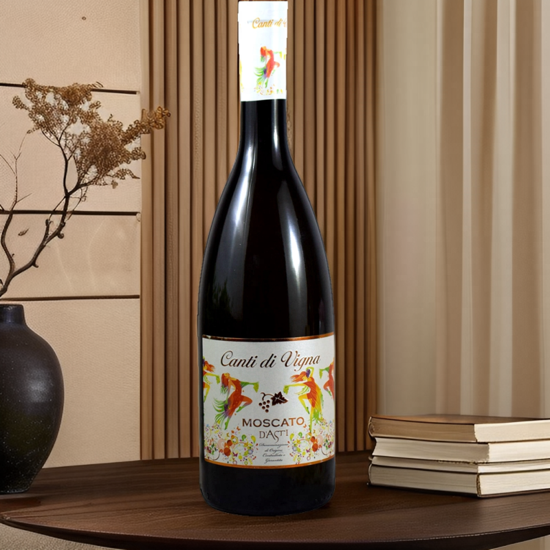 甜爆味蕾MOSCATO D'ASTI意大利悦葡莫斯卡托阿斯蒂甜白微泡葡萄酒