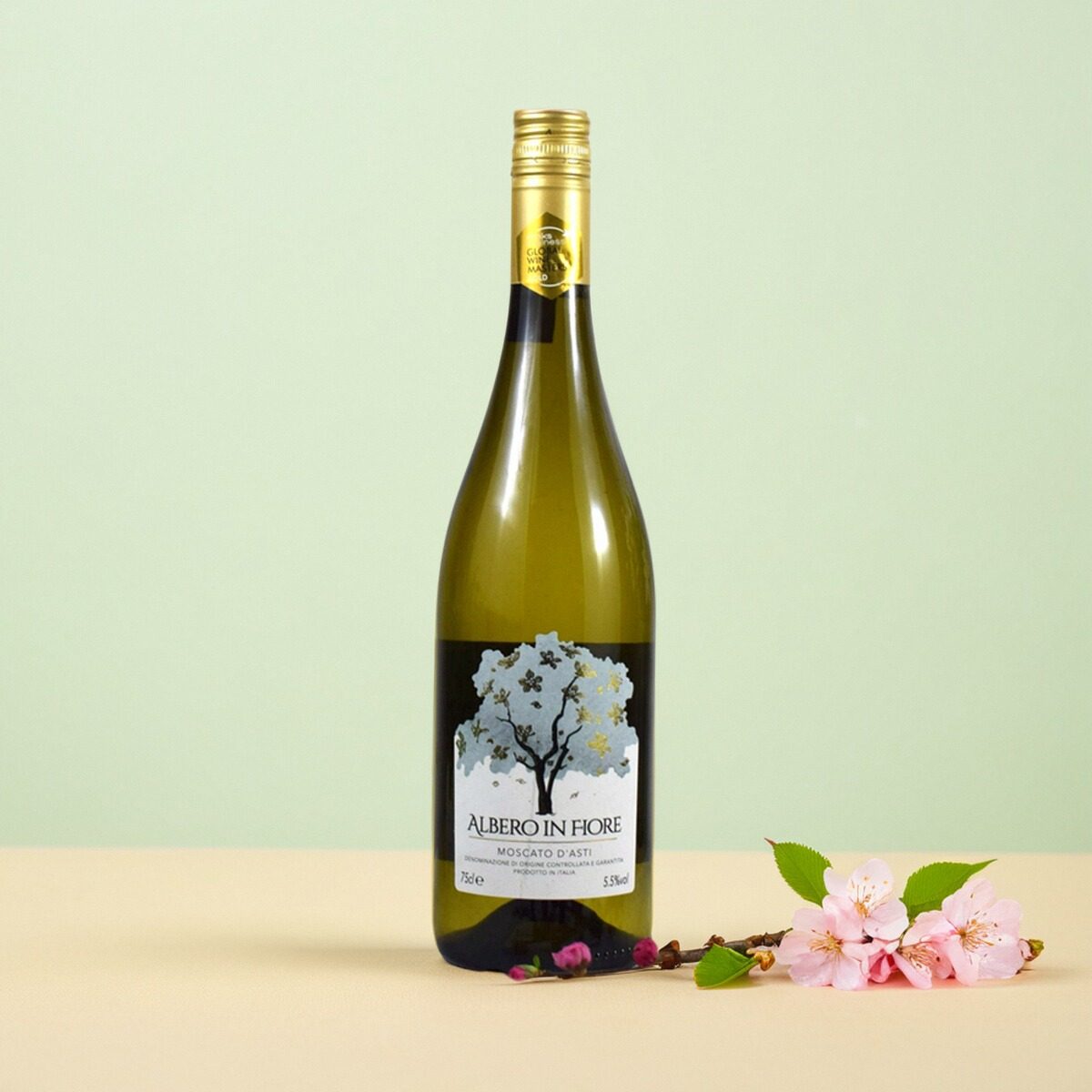 MOSCATO D'ASTI 意大利壹树花阿斯蒂莫斯卡托甜白起泡葡萄酒2023