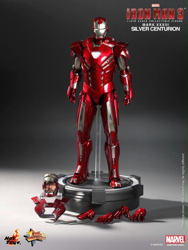 全新现货 hottoys ht 1/6电影 钢铁侠3 mk33 mark33 百夫长mms213