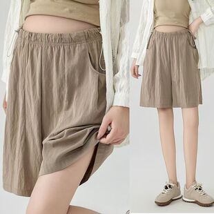 外穿山本阔腿裤 2026新款 无托腹休闲裤 孕妇短裤 夏装 薄款 孕妇装 夏季