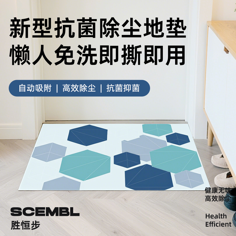 胜恒步入户门地垫进门口一次性粘尘垫家用防滑无尘可撕式沾灰脚垫