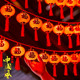 新年春节太阳能led红灯笼串灯彩灯过年新款 2025挂饰阳台户外防水