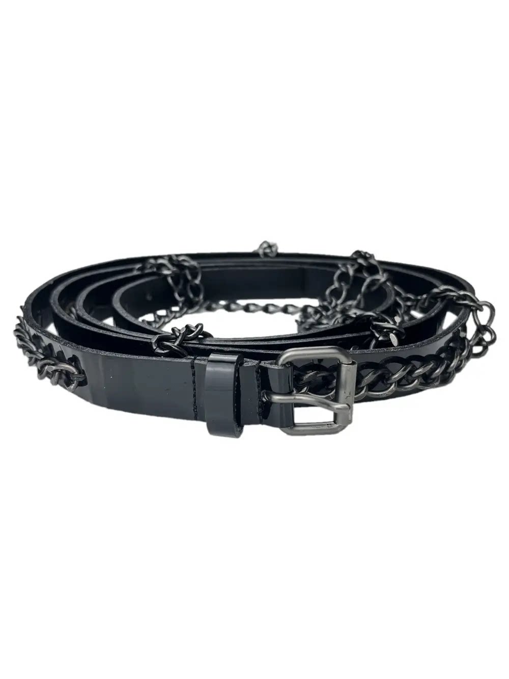 thumbnail for "Double Chain Belt" CDG x Junya Watanbe Chain Double Leather Belt