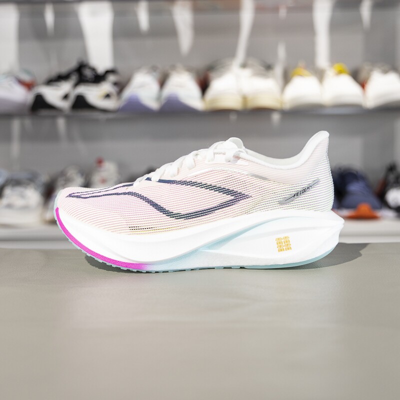 李宁2025新款飞电5 challenger女子减震回弹竞速比赛跑鞋ARMV002