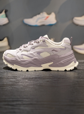 李宁星芒经典休闲鞋女2026夏季柔软防滑舒适百搭运动鞋AGCW022