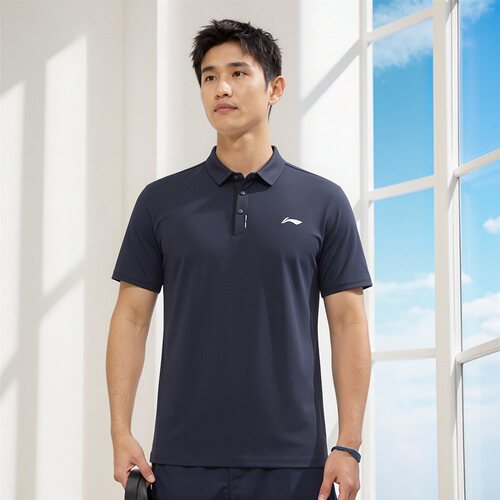 李宁短袖POLO衫男2026夏季新款防晒排湿速干健身t恤上衣APLW163
