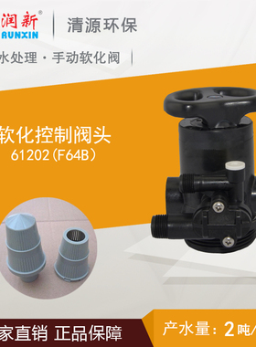 润新阀 手动软化阀 61202 F64B 2吨/小时 润新软化阀