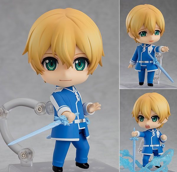 【孩是宝】玩具模型 gsc 刀剑神域 尤吉欧 粘土人 手办 q版可动