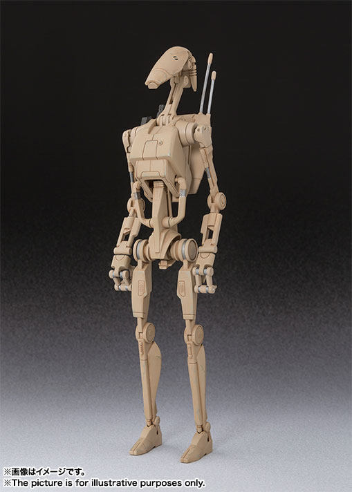 【孩仕宝】玩具模型 星球大战 shf 战斗机器人 battle droid 人偶